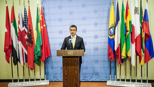 Ecuador este „în stare de război”, afirmă preşedintele Noboa: „Nu putem ceda în faţa acestor grupări teroriste” / „Luptăm pentru pacea naţională”