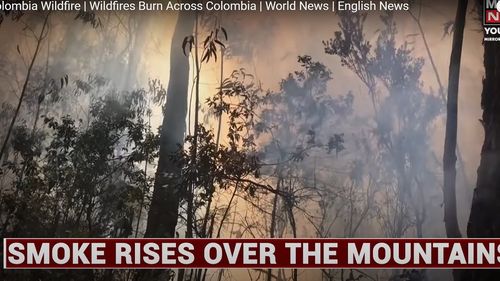 Columbia, devastată de 31 de incendii de pădure, cere ajutor internaţional / „Catastrofă naturală” declarată pe 87% din suprafaţa ţării / 40,4°C în cea mai rece lună din an