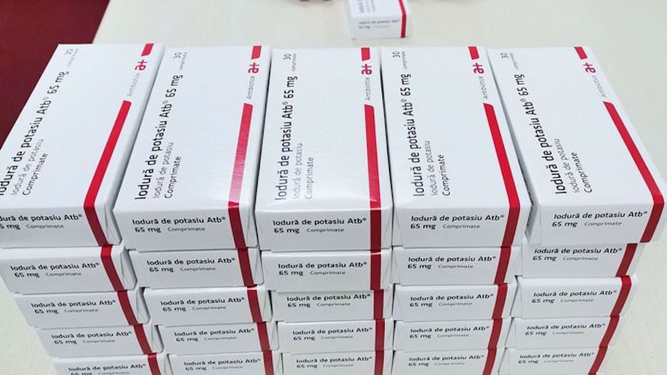 România a donat Republicii Moldova peste un milion de pastile de iodură de potasiu