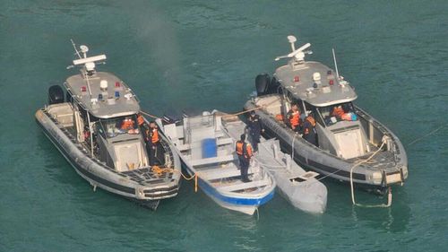 Columbia a interceptat în premieră un submarin "autonom" utilizat de narcotraficanţi / Era echipat cu antenă Starlink