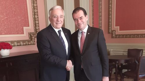 Ludovic Orban s-a întâlnit luni dimineața cu guvernatorul BNR, Mugur Isărescu: Am discutat despre situația economică și evaluările care există la nivelul BNR
