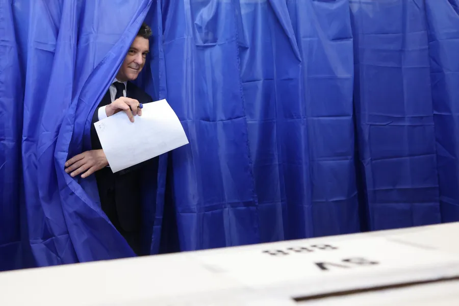 Nicusor Dan la vot alegeri prezidentiale 2025