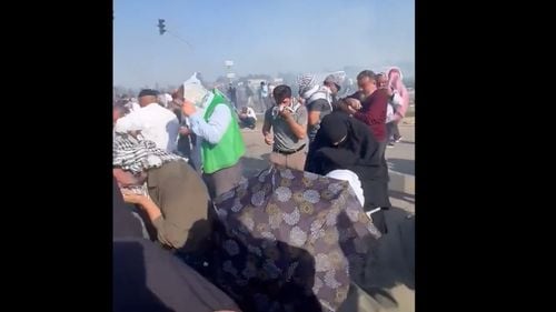 Poliția turcă a tras cu gaze lacrimonege în protestatarii pro-palestinieni, în apropiere de baza militară de la Incirlik/ Baza adăpostește în jur de 50 de focoase nucleare americane B-61