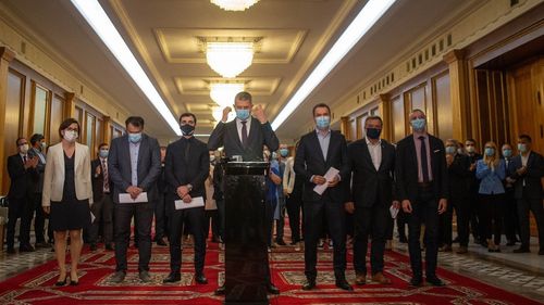 VIDEO Dan Barna: Miniștrii USR PLUS își depun marți dimineață demisia din guvernul Cîțu / Echipa câștigătoare l-a transferat pe Marcel Ciolacu, e USL