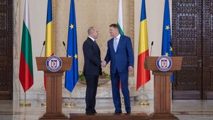 Convorbire Klaus Iohannis - Rumen Radev privind cooperarea României și Bulgariei pentru aderarea la Schengen