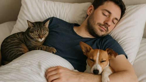 Cu ce animal de companie este mai bine să dormi: Cu câinele sau pisica? Iată ce spune un nou studiu (VIDEO)