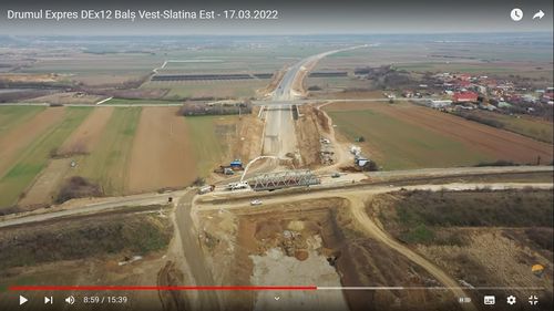 Prima inaugurare pe Drumul Expres Craiova – Pitești: UMB a cerut recepția pentru jumătate din lotul 2 (Centura Balș)