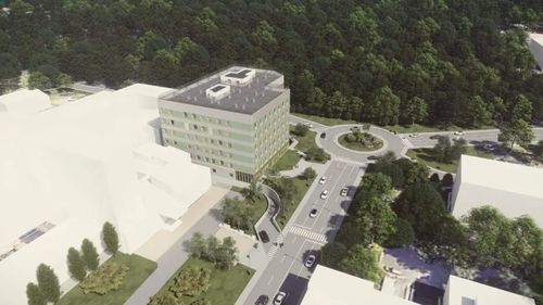 Peste 350 de piloni de beton vor susține noua clădire a Institutului Inimii din Târgu Mureș / ”Ne-am confruntat cu o problemă inginerească deosebit de complicată” / Lucrările ar trebui să se încheie în primăvara anului viitor