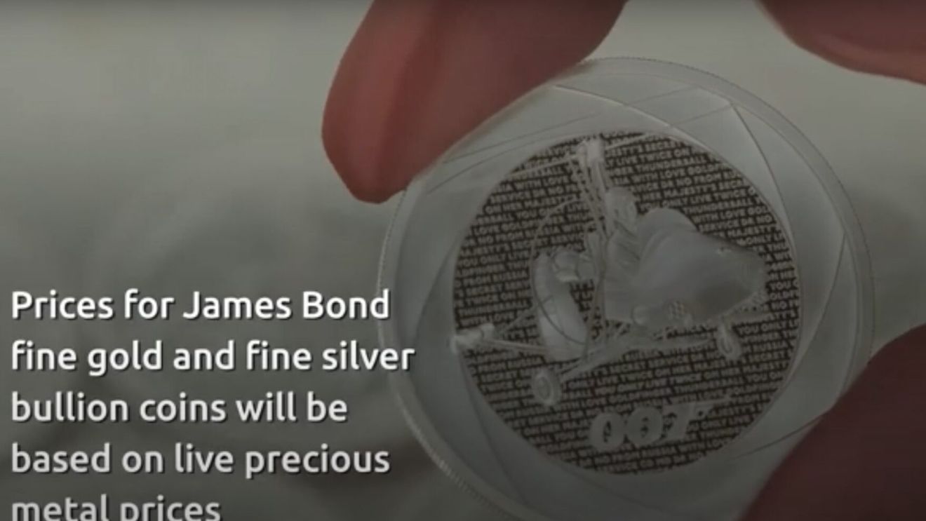 James Bond, celebrat într-o nouă serie de monede lansată de Monetăria Regală Britanică