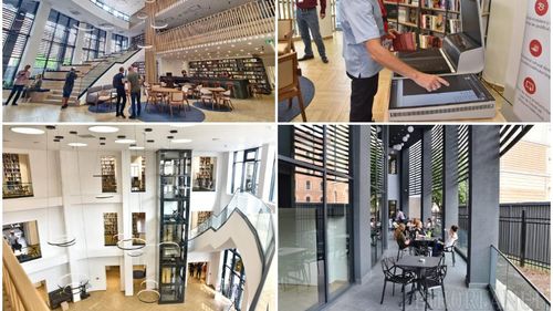 Biblioteca din Oradea, modernizată la cel mai înalt nivel / Împrumuți și restitui cărți 24/7, inclusiv ebooks și audiobooks, ai cafenea, studio podcast, scannere și imprimante 3D