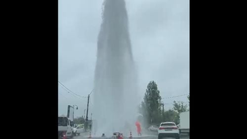 VIDEO Avarie majoră la o conductă de apă din Iași