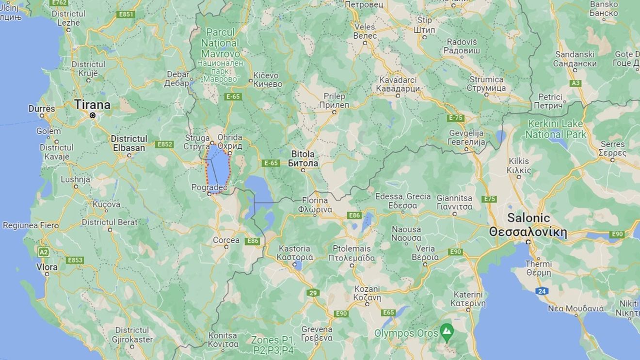 Lacul Ohrid din Albania ascunde rămășițele celui mai vechi oraș lacustru din Europa