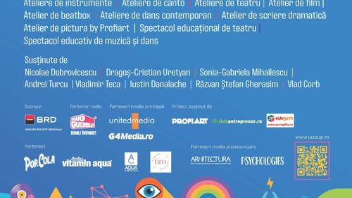 32 de ateliere. 2 zile. Parcul Liniei. “JazzUp Young 2.0.” - proiectul cultural educațional dedicat copiilor cu vârste între 5 și 14 ani (Parteneriat)