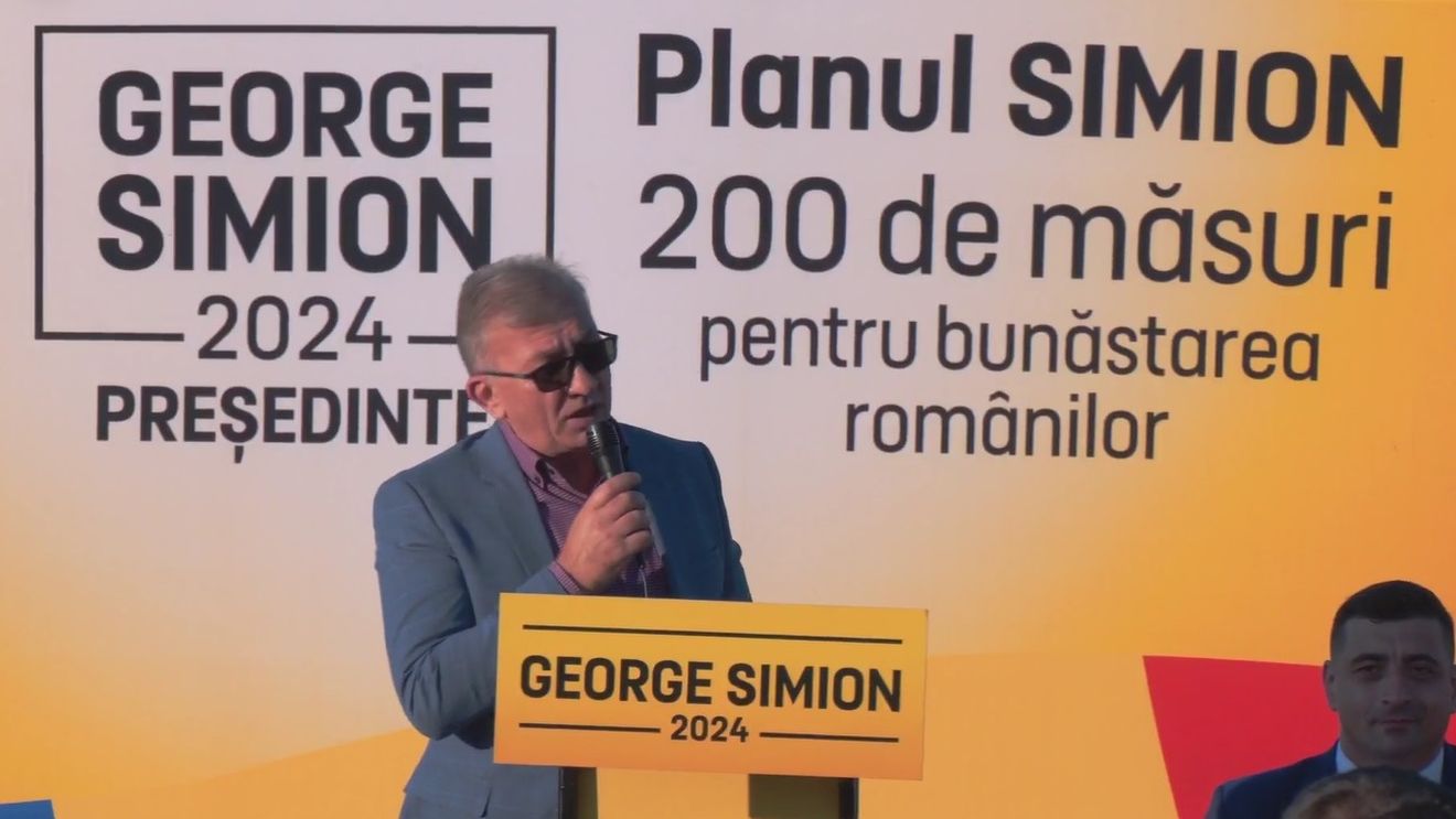 Dian Popescu, turnător la Securitatea comunistă, alături de George Simion (AUR) la lansarea planului electoral pe energie