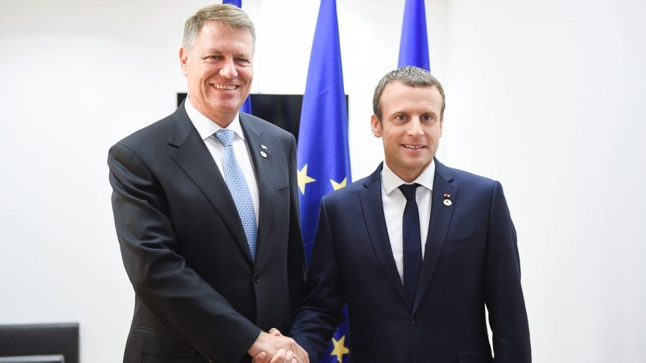 Președintele Emmanuel Macron: ”Voi discuta cu președintele Iohannis situația statului de drept. Salut acțiunile sale în acest sens”