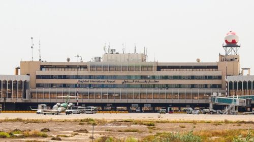 O rachetă a căzut în apropierea aeroportului din Bagdad, lângă o bază unde se află soldați americani și irakieni