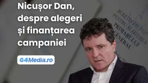 INTERVIU (I) Nicușor Dan despre alegeri, Gabriela Firea, Piedone, relația cu USR și PNL, finanțarea campaniei
