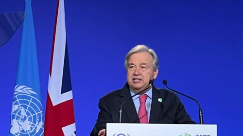 Secretarul general al ONU, îndemn către liderii mondiali de la COP26 pentru „a salva umanitatea”: „Ne săpăm propriile morminte” / „A venit timpul să spunem «destul»” / „Copiii noştri nu ne vor ierta dacă vom eşua”