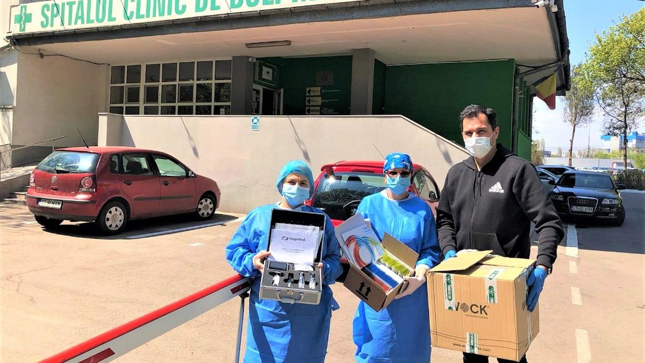 Universitatea "Ovidius" din Constanța a donat mai multe echipamente Spitalului de Boli Infecțioase, în urma unei campanii de strângere de fonduri