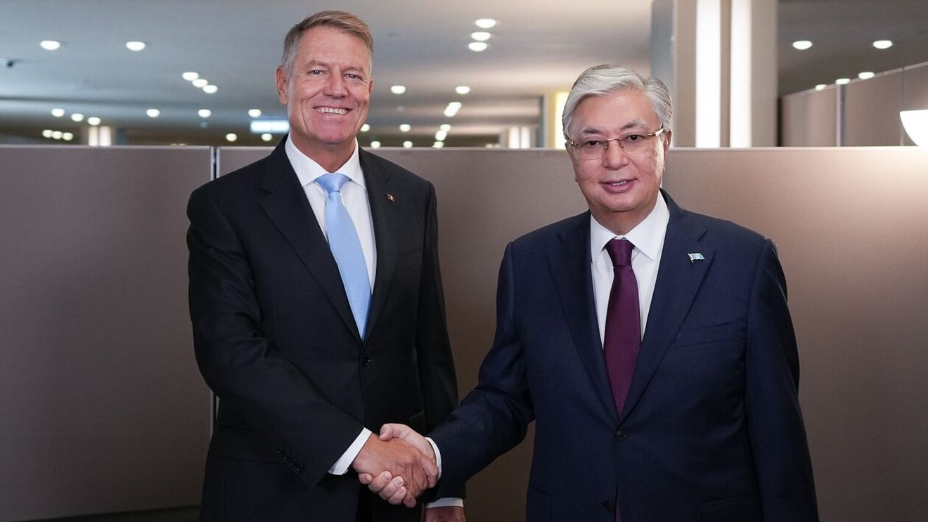 Preşedintele Klaus Iohannis a avut discuţii cu omologul din Kazahstan despre stimularea comerţului, cooperării energetice şi conectivităţii, la New York