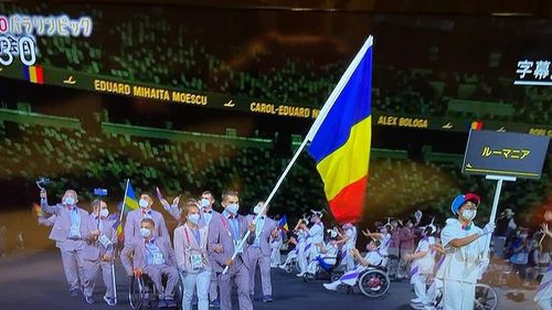 Jocurile Paralimpice au început. Tabita Vulturar şi Alex Bologa au fost purtătorii de drapel ai României