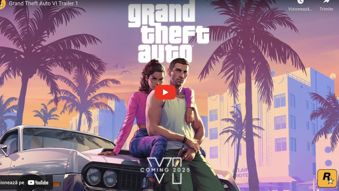 Următoarea serie din "Grand Theft Auto" va fi lansată în 2025 și va avea o protagonistă feminină