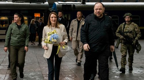 Președinta Parlamentului European, Roberta Metsola, va anunța azi în timpul vizitei la Kiev deschiderea reprezentanței oficiale a PE la Kiev