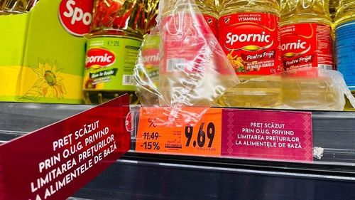 Guvernul a aprobat prelungirea plafonării adaosului comercial la alimente, până la finalul lui septembrie