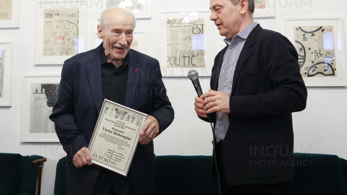 Actorul Victor Rebengiuc a fost distins cu premiul GDS pe 2024 / Este pentru prima dată când organizația acordă premiul pentru activitatea civică unei personalități artistice