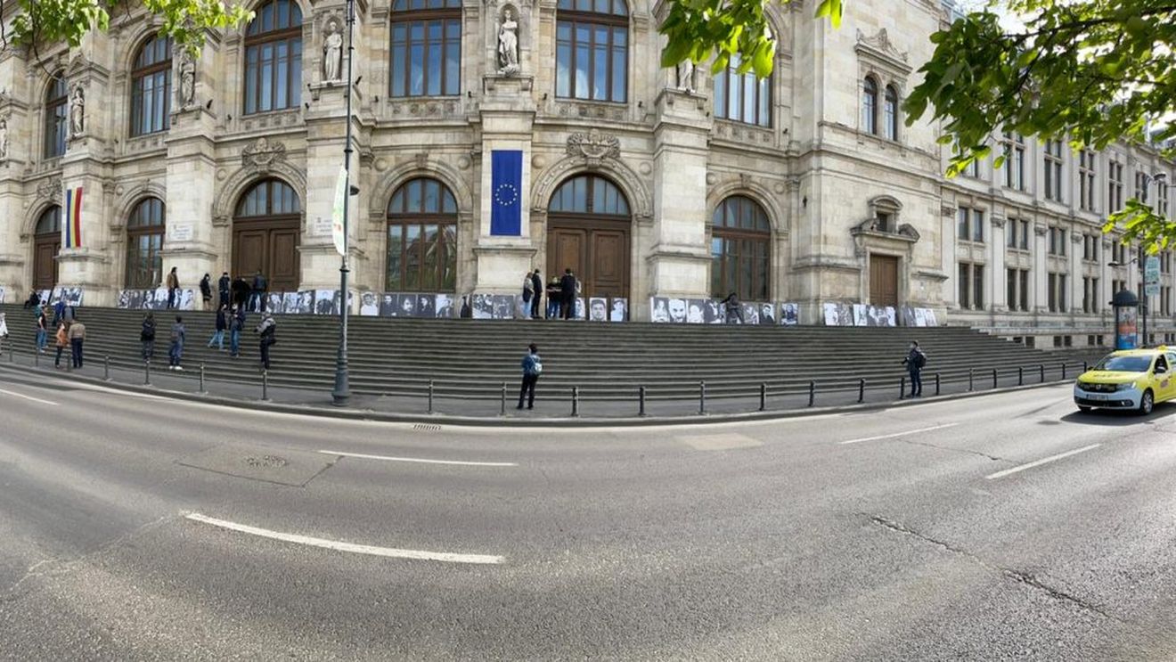 Protest al supraviețuitorilor de la Colectiv în fața Curții de Apel din București. ”Așteptăm ca Justiția din România să facă dreptate”
