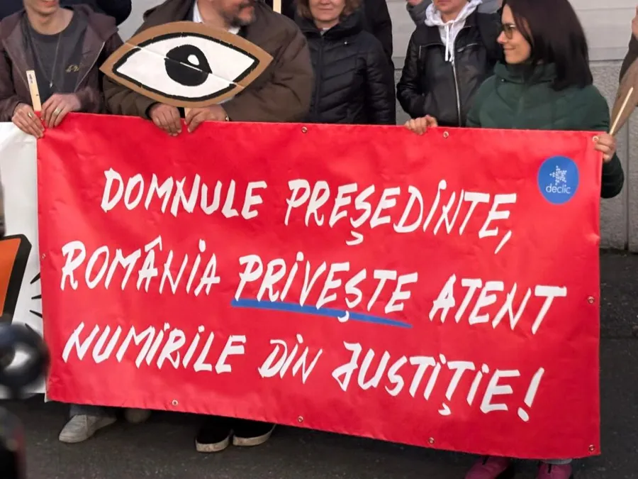 Protest Palatul Cotroceni