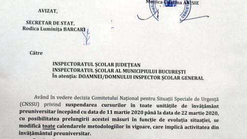 Ministerul Educației modifică toate calendarele gradațiilor de merit, mișcării de personal și simulărilor, din cauza coronavirusului