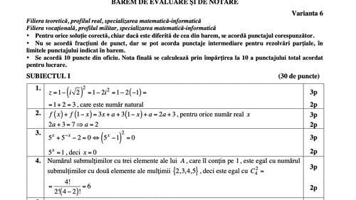 Baremele de la Matematică și Istorie au fost publicate de Ministerul Educației