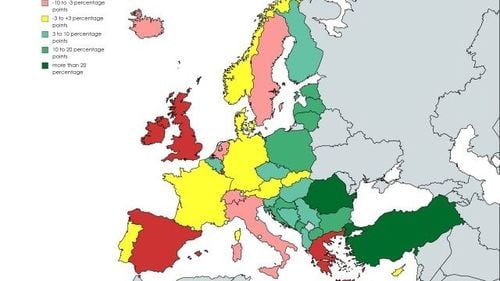 Cum s-a schimbat nivelul de trai în Europa în comparație cu SUA din 2006 până în 2022? Cea mai mare reducere a diferențelor o înregistrează România, urmată de statele baltice, Polonia și Croația