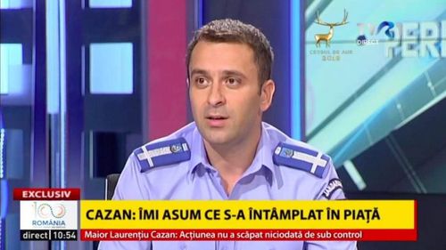 VIDEO Laurențiu Cazan, comandantul jandarmilor din Piața Victoriei: Dacă nu acționam la momentul respectiv, lucrurile ar fi stat mult mai rău. Ne cerem scuze celor care, poate, au suferit gratuit