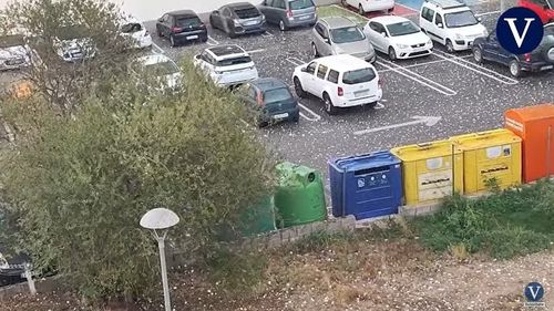 VIDEO Furtună cu grindină uriaşă în Spania / O fetiţă de 20 de luni a murit, lovită în cap de o bucată de gheață/ Oficial spaniol: Grindina a căzut doar pentru 10 minute, însă au fost 10 minute de teroare