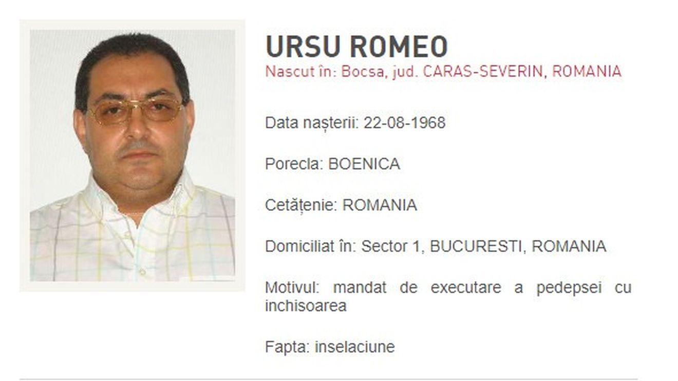 VIDEO Interlopul Boenică a fost prins și adus în țară luni dimineață/ Bărbatul, care le transmitea polițiștilor mesaje pe rețelele de socializare, se ascundea de ani de zile în străinătate după mai multe condamnări penale