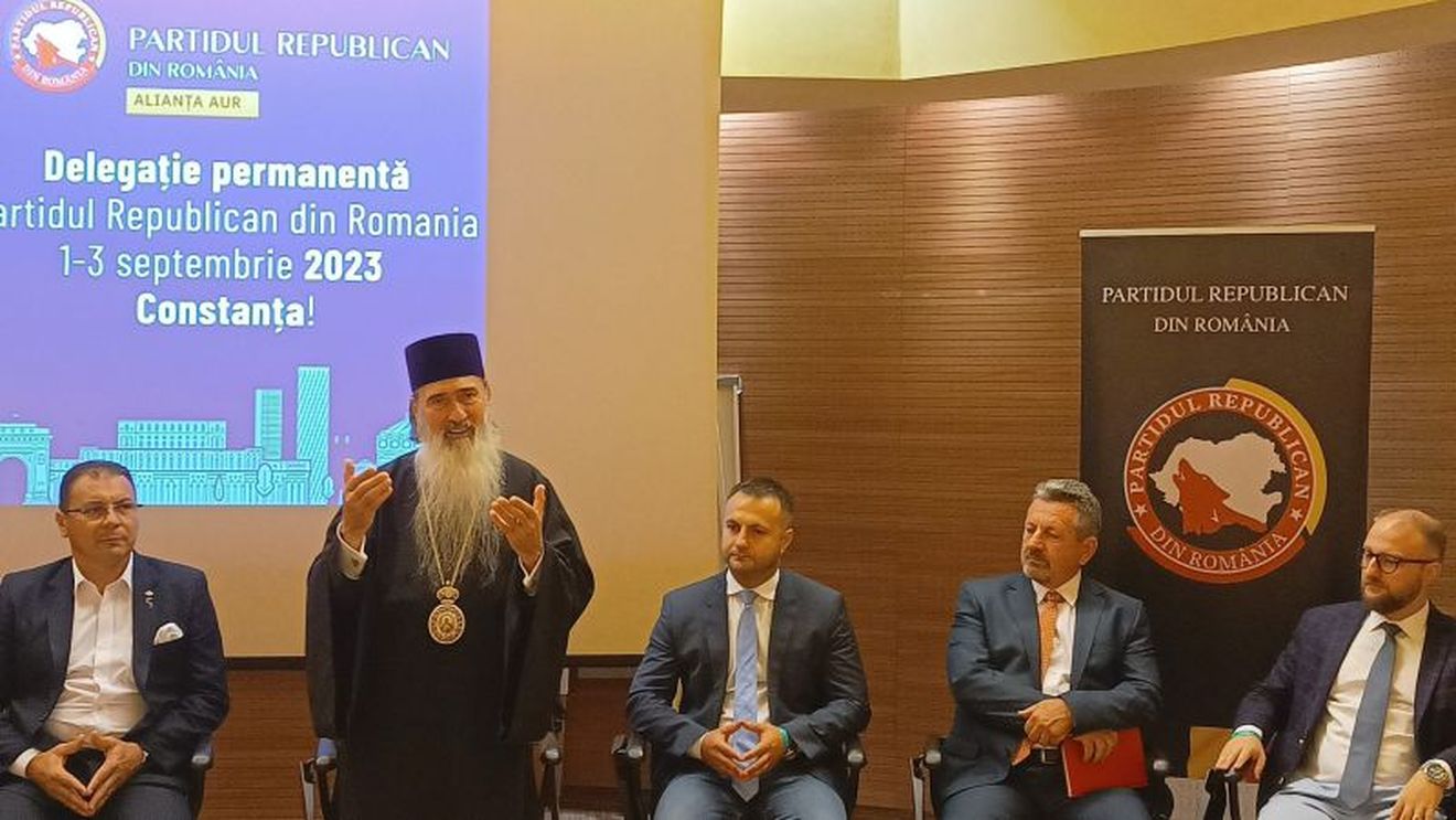Rugăciuni pentru politicieni. Controversatul Teodosie a ținut o cuvântare la un eveniment al Partidului Republican, unul dintre aliații AUR la alegerile din 2024: Cum se justifică Arhiepiscopia Tomisului și cum îl ironizează pe purtătorul de cuvânt al BOR