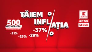 Kaufland ”taie inflația”: reduceri de până la 40% la sute de produse
