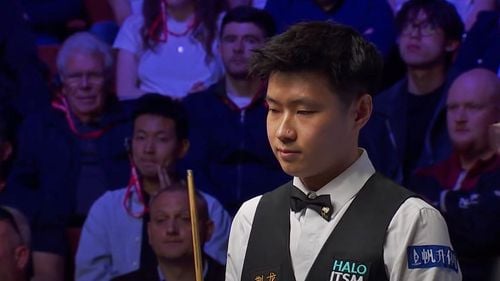 VIDEO Zhao Xintong, start incredibil de meci: Îl conduce cu 7-1 pe Mark Williams în finala CM snooker