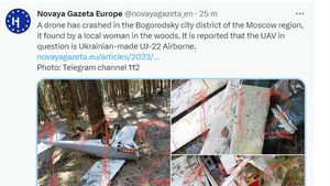 O dronă cu explozibil a căzut în apropiere de Moscova