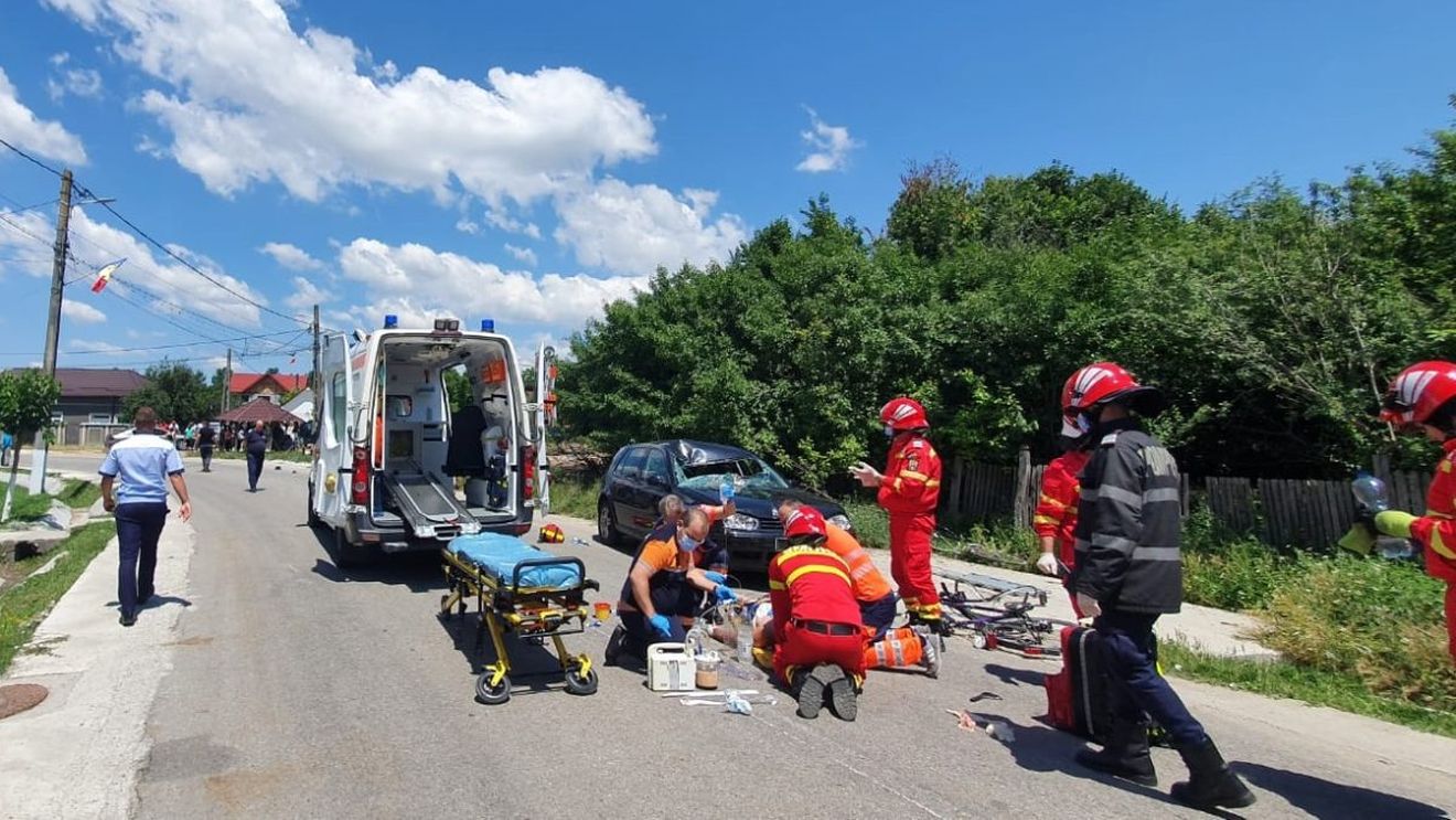 Șoferul care a condus în stare de ebrietate și a lovit mortal un biciclist în Olt a fost reținut