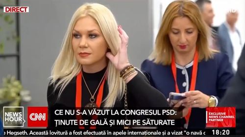 Antena 3: Unghii în culoarea partidului, ținute de gală și mici pe săturate la Congresul PSD - VIDEO