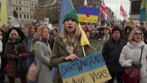 VIDEO Mii de manifestanţi în oraşe europene denunţă invazia rusă în Ucraina: Bruxells, Toulouse, Madrid și Barcelona