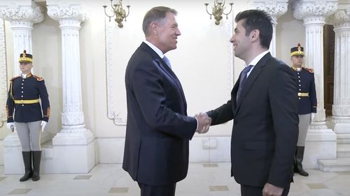 VIDEO Klaus Iohannis, întâlnire la Cotroceni cu premierul Bulgariei, Kiril Petkov