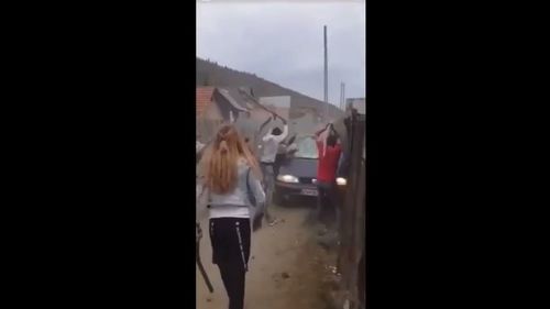 Brașov: 8 persoane au fost reținute de polițiști, în urma scandalului violent care a avut loc în Săcele