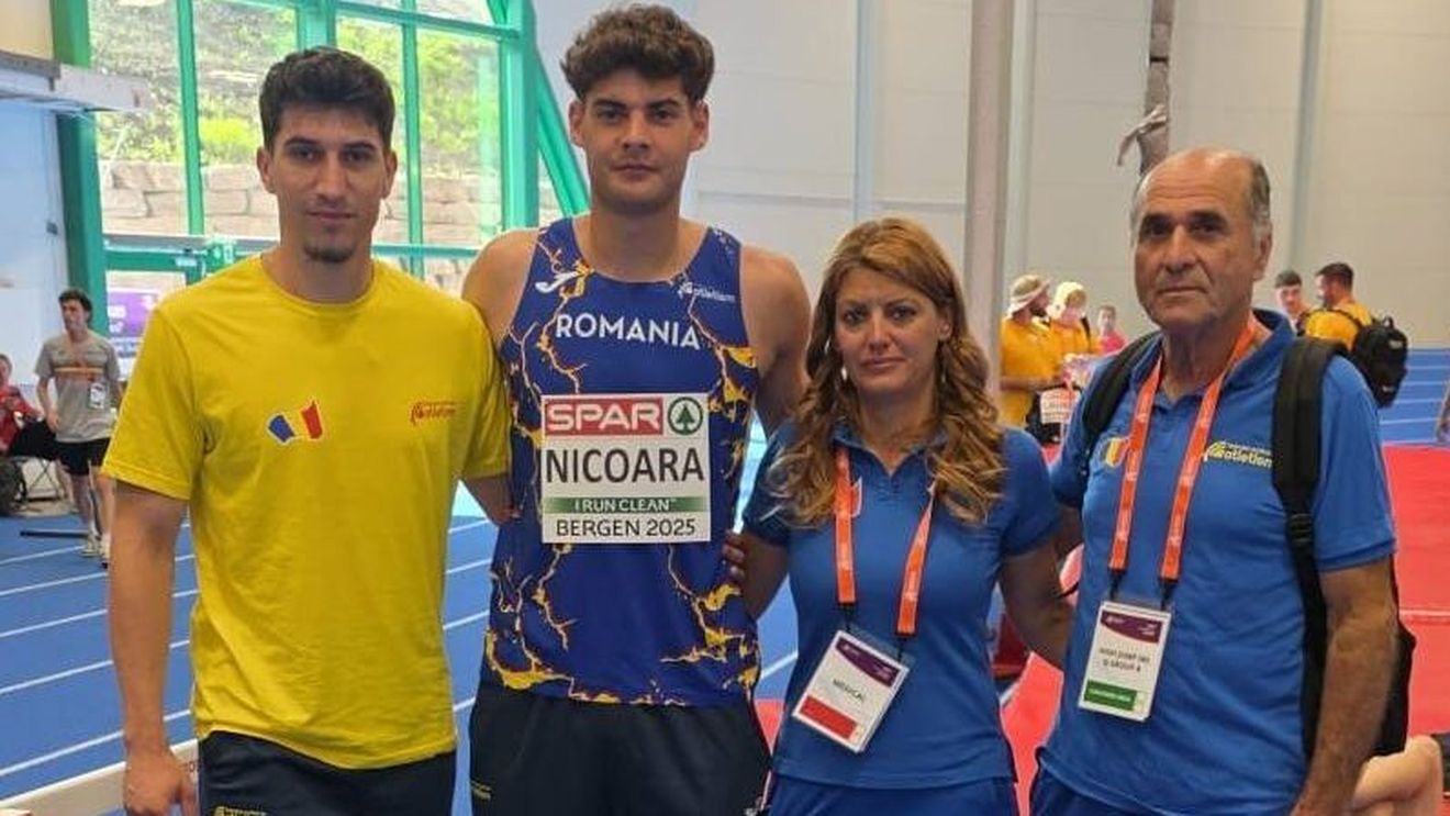 Răzvan Nicoară, locul 5 în finală la triplusalt, la Campionatele Europene de Atletism U23, de la Bergen