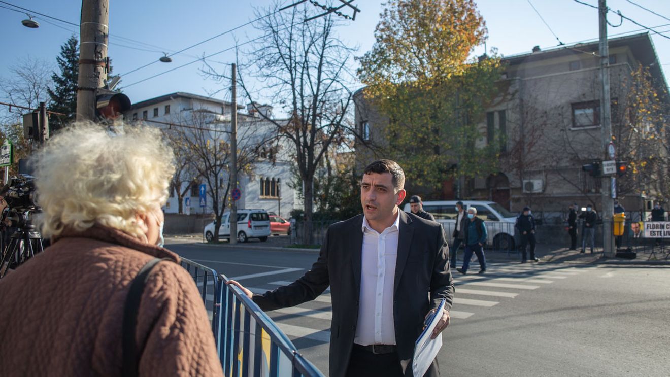 Co-președintele AUR, George Simion, după consultările cu Klaus Iohannis: A fost monosilabic, ca de obicei/ E o poezie a lui Octavian Goga: Cu privirea-i rece mut sta suveranul