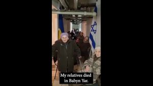 „Putin, îmi doresc să mori. Lasă-ne, lasă-ne, ticălosule. Nu vrem să te vedem! Nu vrem să te auzim! Vrem pace!” – mesajul unei supraviețuitoare evreice a Holocaustului din Kiev