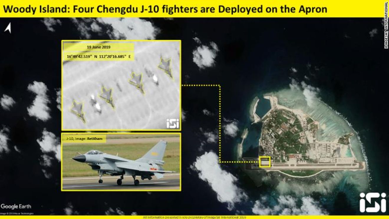 China a trimis patru avioane de vânătoare într-o insulă disputată cu Vietnamul